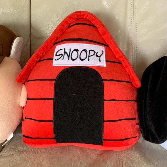 NEW Lot of 5 Snoopy Complete Set McDonald 2015 Plush Cushion Pillow Rare Limited - Picture 2 of 11